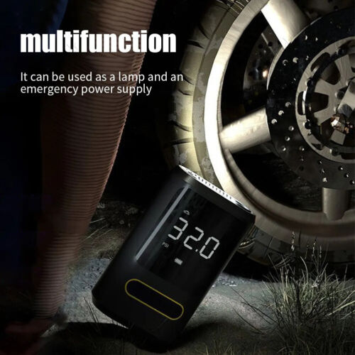 Digital Mini Cordless Tire Inflator - Air Pump for Car, Bicycle, and Balls