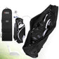 128cm Portable Padded Golf Travel Case with Wheels - Holiday Airbag Cover Bag