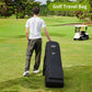 128cm Portable Padded Golf Travel Case with Wheels - Holiday Airbag Cover Bag