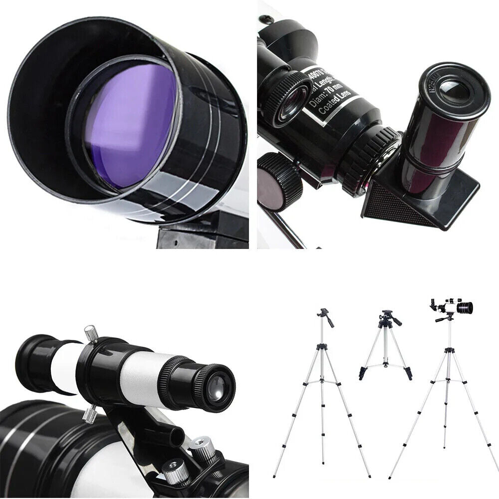 Professional Astronomical Telescope with High Tripod and Lunar Mirror - HD Viewing