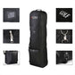 128cm Portable Padded Golf Travel Case with Wheels - Holiday Airbag Cover Bag