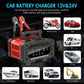 20A Smart Battery Charger - 12V/20A & 24V/10A for Lifepo4, Lead-Acid, AGM, Gel Batteries