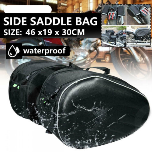 Pair of Universal Waterproof Motorcycle Pannier Side Saddle Bags - Ideal for Gifts