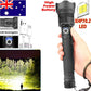 Super Bright 999000LM XHP90 LED Flashlight - Rechargeable Headlamp with 266XX Battery