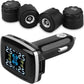 Wireless Car Tire Pressure Monitoring System (TPMS) with 4 Sensors