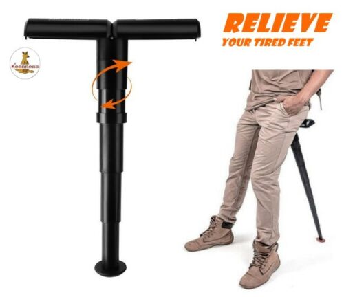 Portable Telescopic Folding Stool - Outdoor, Compact, and Foldable Seat for Queuing