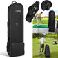 128cm Portable Padded Golf Travel Case with Wheels - Holiday Airbag Cover Bag