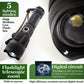 900000LM Tactical LED Flashlight - XHP50, 5 Modes, Zoomable, Ultra Powerful Hunting Torch