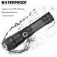 900000LM Tactical LED Flashlight - XHP50, 5 Modes, Zoomable, Ultra Powerful Hunting Torch