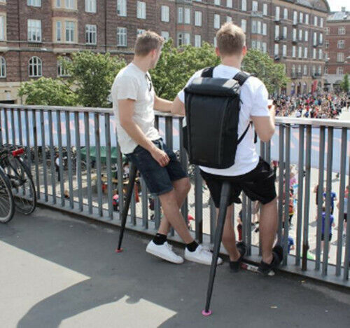 Portable Telescopic Folding Stool - Outdoor, Compact, and Foldable Seat for Queuing