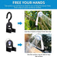 Portable USB Rechargeable Camping Shower Pump - Electric Bath Tool for Garden and Outdoor Use