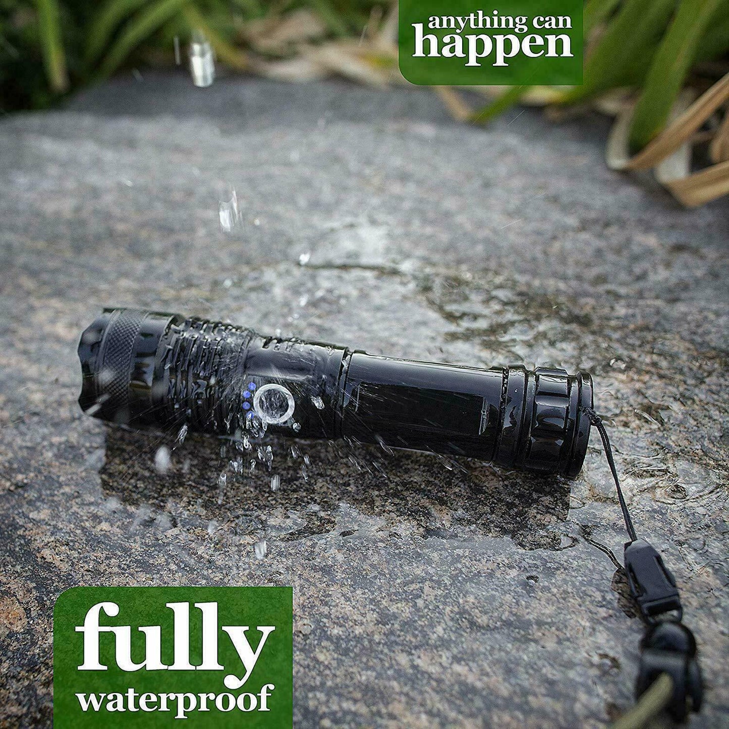 900000LM Tactical LED Flashlight - XHP50, 5 Modes, Zoomable, Ultra Powerful Hunting Torch