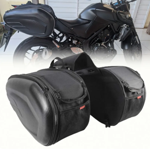 Pair of Universal Waterproof Motorcycle Pannier Side Saddle Bags - Ideal for Gifts