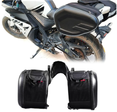 Pair of Universal Waterproof Motorcycle Pannier Side Saddle Bags - Ideal for Gifts