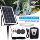 Solar Pond Air Pump – 3 Modes, Dual Airflow – Solar-Powered Oxygenator for Fish Ponds, Aquariums, and Pools